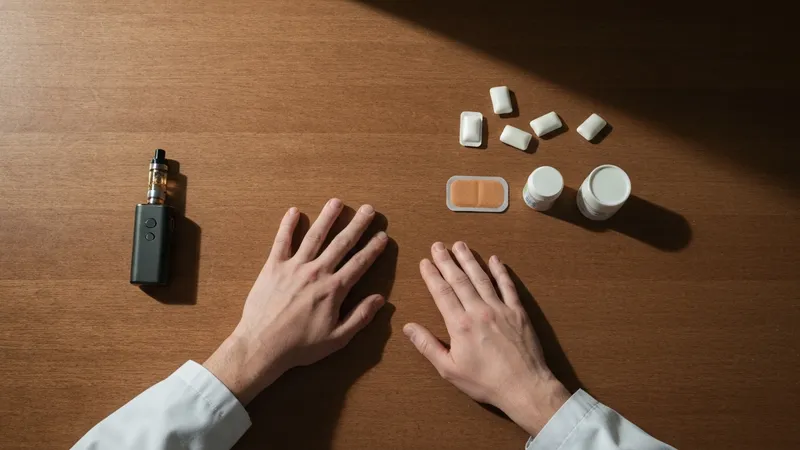 Deux solutions : vapotage et cessation