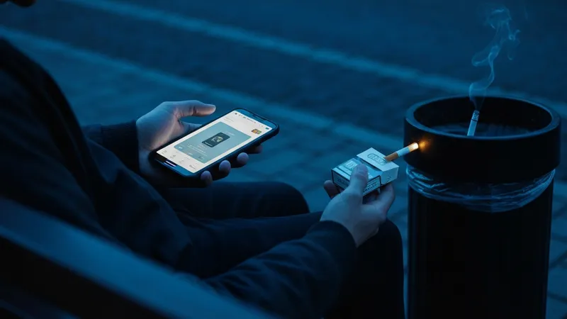 Sevrage tabagique à l'aide des applications